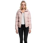 Urban Classics Ladies Hooded Puffer Jacket Chaqueta, Rosa (Lightrose 823), S para Mujer