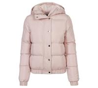 Urban Classics Ladies Hooded Puffer Jacket Chaqueta, Rosa (Lightrose 823), XS para Mujer