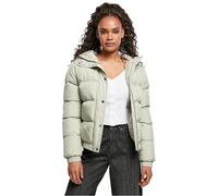 Urban Classics Ladies Hooded Puffer Jacket Mujer Chaqueta entre-tiempo Negro