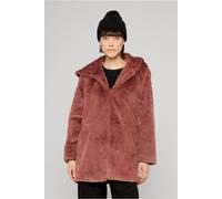 Urban Classics Ladies Hooded Teddy Coat Darkrose Talla: XS | Cazadoras Cropped Outlet | Mujer