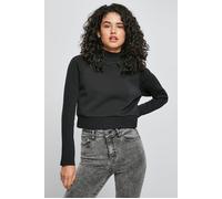 Urban Classics Ladies Interlock Short Turtleneck Crew Black Talla: M | Sudaderas con Capucha Outlet | Mujer | Negro
