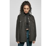 Urban Classics Ladies Jacket Ladies Classic Overshirt Charcoal 5XL