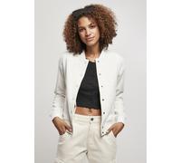 Urban Classics Ladies Jacket Ladies Inset College Sweat Jacket Lightgrey/White M