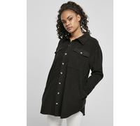 Urban Classics Ladies Jacket Ladies Long Corduroy Overshirt Black XXL