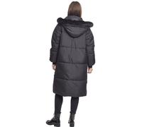 Urban Classics Ladies Jacket Ladies Oversize Faux Fur Puffer Coat Black XXL