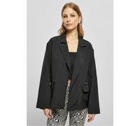 Urban Classics Ladies Jacket Ladies Oversized Crinkle Nylon Blazer Black S