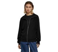 Urban Classics Ladies Knitted Zip Cardigan Suéter, Black, L para Mujer