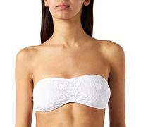 Urban Classics Ladies Laces Bandeau, Top Mujer, Blanco (White 00220), XS