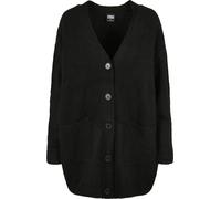 Urban Classics Ladies Ladies Chunky Fluffy Knit Cardigan Negro 5XL