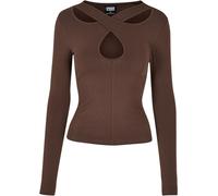Urban Classics Ladies Ladies Crossed Cut Out Longsleeve 5XL