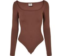 Urban Classics Ladies Ladies Organic Longsleeve Body Bark 3XL