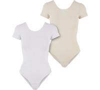 Urban Classics Ladies Ladies Organic Stretch Jersey Body 2-Pack TB6170A White-S S
