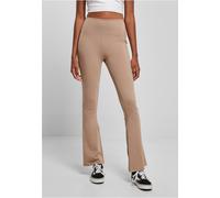 Urban Classics Mallas para Mujer orgánicas elásticas Pantalones de Yoga, Gris Pardo, XXXXXL