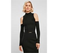 Urban Classics Ladies Ladies Rib Knit Cut Out Sleeve Longsleeve Negro L