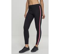 Urban Classics Ladies Leggings Ladies 3-Tone Tape Leggings Black/Firered/White/Navy XS
