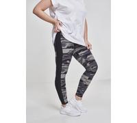 Urban Classics Ladies Leggings Ladies Camo Stripe Leggings Camuflaje oscuro/Negro 3XL
