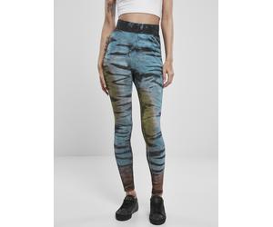 Urban Classics Ladies Leggings Ladies Cotton Tie Dye High Waist Leggings Negro XS