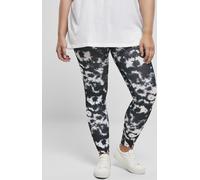 Urban Classics Ladies Leggings Ladies Tie Dye Leggings Black/White 5XL