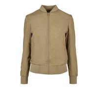 Urban Classics Ladies Light Bomber Jacket Khaki Talla: M | Outlet | Mujer | Marrón