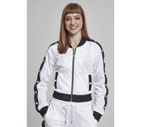 Urban Classics Ladies Lightweight Jacket Ladies Button Up Track Jacket White/Black/White M