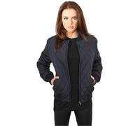 Urban Classics Ladies Diamond Quilt Nylon Jacket-Chaqueta Mujer Blau (navy 155) 36