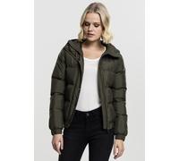 Urban Classics Ladies Lightweight Jacket Ladies Hooded Puffer Jacket Darkolive XL