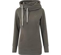 Urban Classics Ladies Long Logopatch Hoody Sudadera Mujer, Verde (Olive 176)., XS