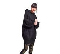 Urban Classics Ladies Long Oversize Hoody Mujer Sudadera con Capucha Negro