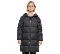 Urban Classics Ladies Long Puffer Coat Mujer Chaqueta de Invierno Negro 100% poliéster