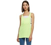 Urban Classics Ladies Loose Burnout Tanktop, Camiseta Mujer, Amarillo (Neonyellow), L