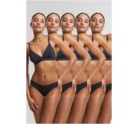 Urban Classics Ladies Natural Fibre Briefs 5-Pack TB7846C XS