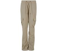 Urban Classics Ladies Nylon Cargo Pants Pantalones, Concrete, S para Mujer