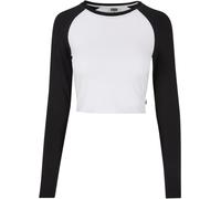 Urban Classics Ladies Organic Cropped Retro Baseball Longsleeve 5XL