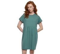 Urban Classics Ladies’ Organic Empire Valance Mujer Vestido Corto Negro