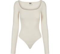 Urban Classics Ladies Organic Longsleeve Body Whitesand 5XL