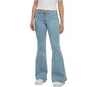 Urban Classics Ladies Organic Low Waist Flared Denim Pantalones, Lighter Washed, W26 para Mujer