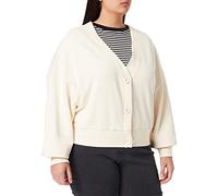Urban Classics Ladies Organic Oversized Short Terry Cardigan Suéter, whitesand, 3XL para Mujer