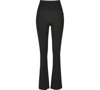 Urban Classics Ladies Organic Stretch Jersey Bootcut Leggings Mujer Leggins Negro
