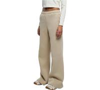 Urban Classics Ladies Organic Ultra Wide Sweat Pants Pantalones, Wetsand, S para Mujer