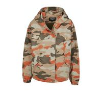 Urban Classics Ladies Oversized Camo Parka Jacket Brick Camo Talla: XS | Chaquetas de estilo militar Outlet | Mujer |