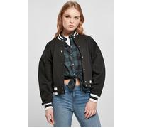 Urban Classics Ladies Oversized College Sweat Jacket Black Talla: S | Bombers Outlet | Mujer | Negro