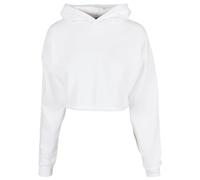 Urban Classics Ladies Oversized Cropped Hoody Sudadera con Capucha, Blanco, 4XL para Mujer