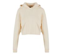 Urban Classics Ladies Oversized Cropped Light Terry Hoodie Whitesand Talla: XL | Sudaderas con Capucha Outlet | Mujer | Blanco