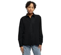 Urban Classics Ladies Oversized Twill Shirt Camisa, Black, XL para Mujer