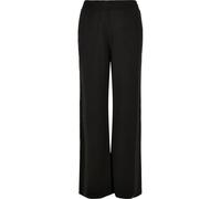 Urban Classics Ladies Pantalones de pierna ancha de modal Negro XL
