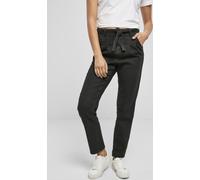 Urban Classics Ladies Pantalones Ladies High Waist Knitted Denim Chino Negro 27