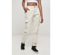 Urban Classics Ladies High Waist Cargo Pants Whitesand Talla: 32 | Pantalones Cargo Outlet | Mujer | Blanco