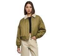 Urban Classics Ladies Pilot Bomber Jacket Chaqueta, Tiniolive/Sand, M para Mujer
