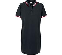 Urban Classics Ladies Polo Dress Vestido, Negro (Black 00007), 40 (Talla del Fabricante: Medium) para Mujer