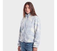 Urban Classics Ladies Printed Sherpa Jacket bluetiedye Rojo S
